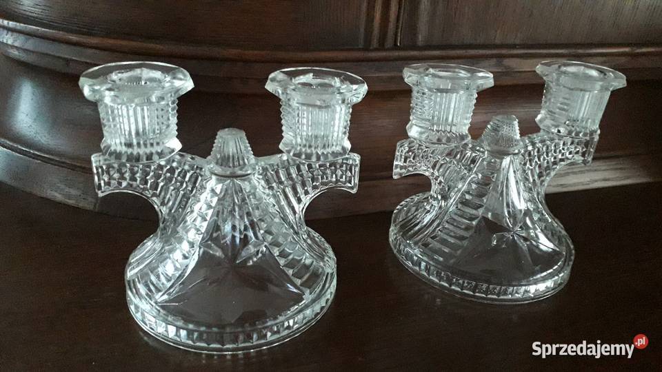 Art Deco świecznik lata 30te kpl2 Gryfino