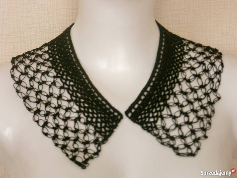 Kołnierzyk Joanna rękodzieło na szydełku Pawłowice