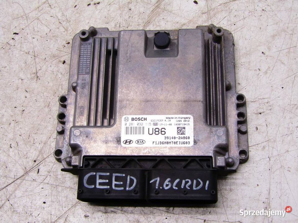 STEROWNIK KOMPUTER SILNIKA 16 CRDI KIA CEED II osobowe