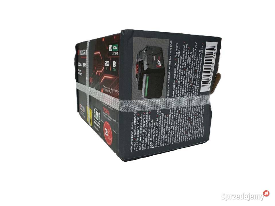 Akumulator bateria LiIon Parkside 20 V 8 Ah PAPP Osprzęt do elektronarzędzi Elbląg