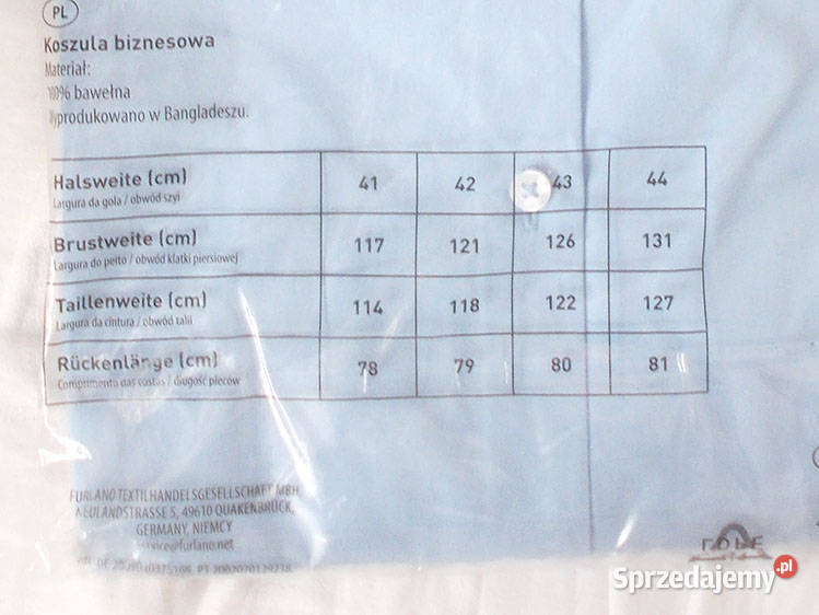 męska koszula z bawełny rozmiar 42 bawełniana niebieski