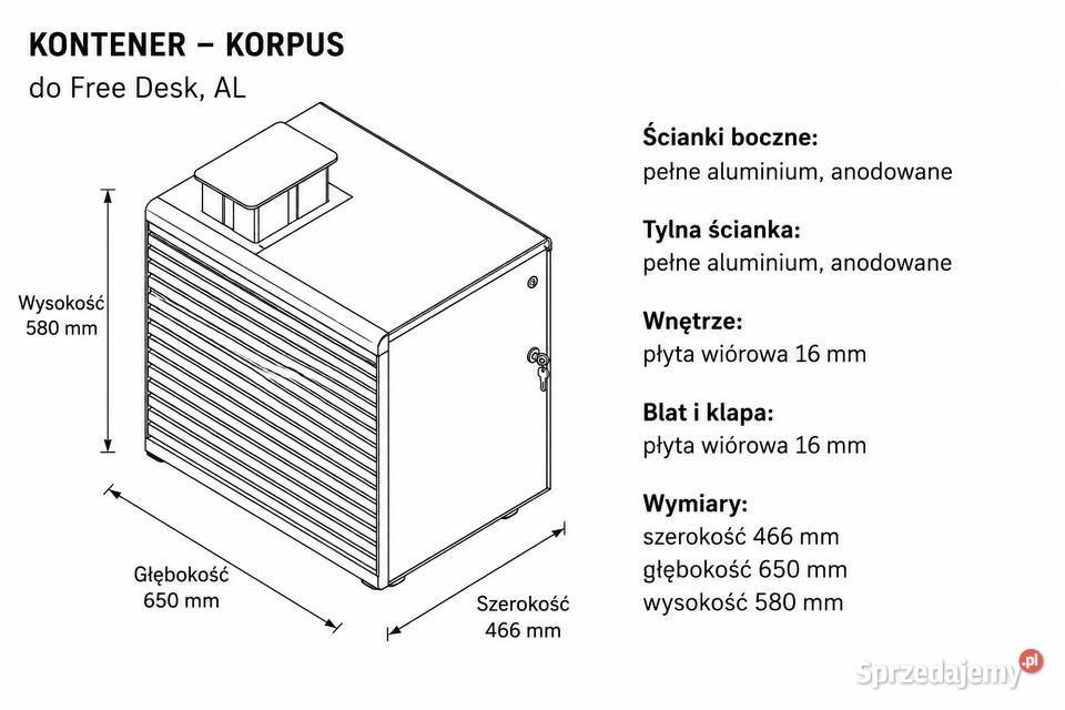 Biurko Gabinetowe Bene Free Desk Buk Tarnów