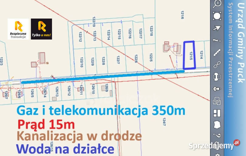 Grunt Kłanino 1183m2 55m pomorskie