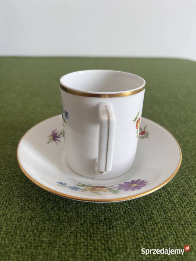Filiżanka do espresso sygn Hchst ręcznie małopolskie Nowy Sącz