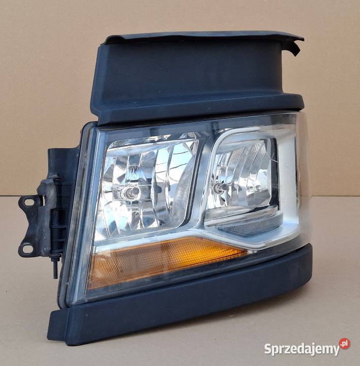 SCANIA R S REFLEKTOR LEWY H7 LAMPA LEWA RAMKA Bieleń