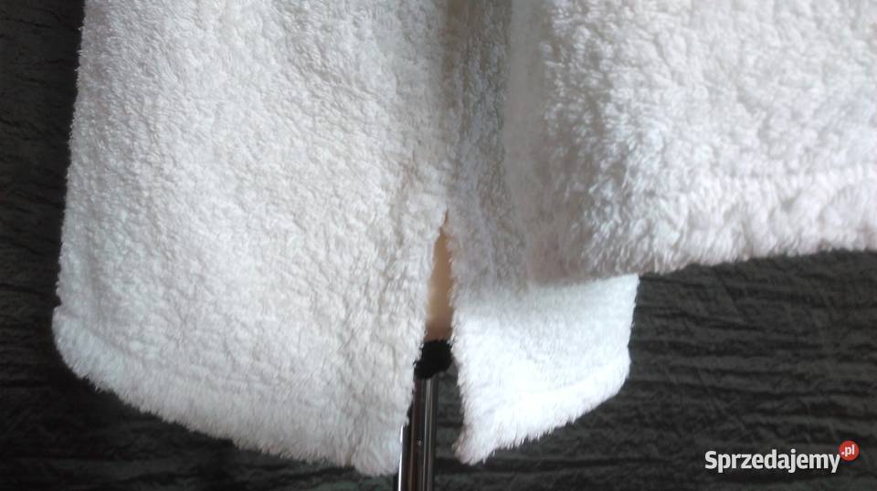 Ręcznik biały Bluza frotte r 3638 KAPTUR Unisex biały sprzedam