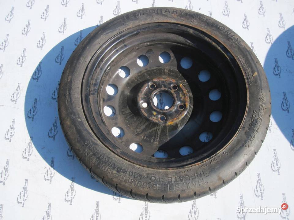 GOLF AUDI SEAT ALTEA koło dojazdowe 1257016 96M