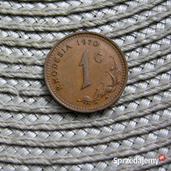 Rodezja 1 Cent 1970r Numizmatyka Kalisz