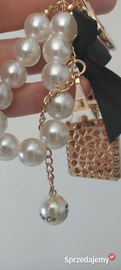 Luksusowy BRELOK CO CO CHANEL Perfum N5 perełki Gliwice