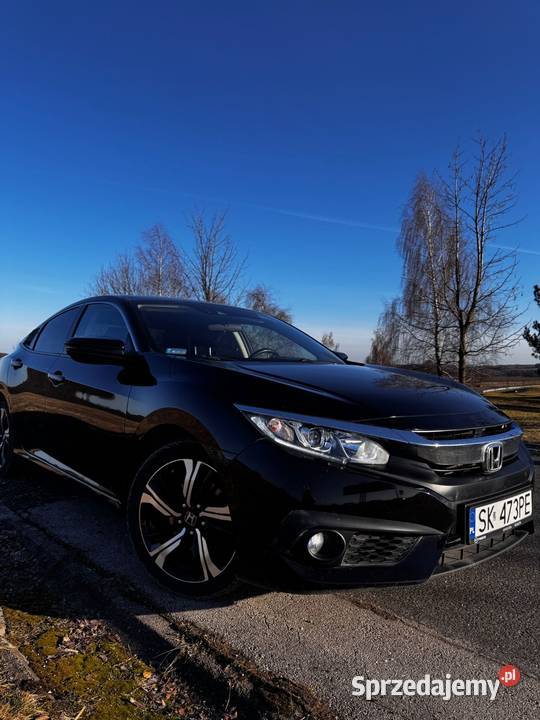 Honda Civic x 15t sedan salon polska ASO bezwypa przyciemniane szyby Kraków sprzedam