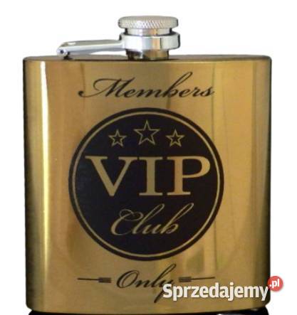 Elegancka Złota Piersiówka ze Stali Nierdzewnej Pozostałe śląskie Ostrowy nad Okszą sprzedam