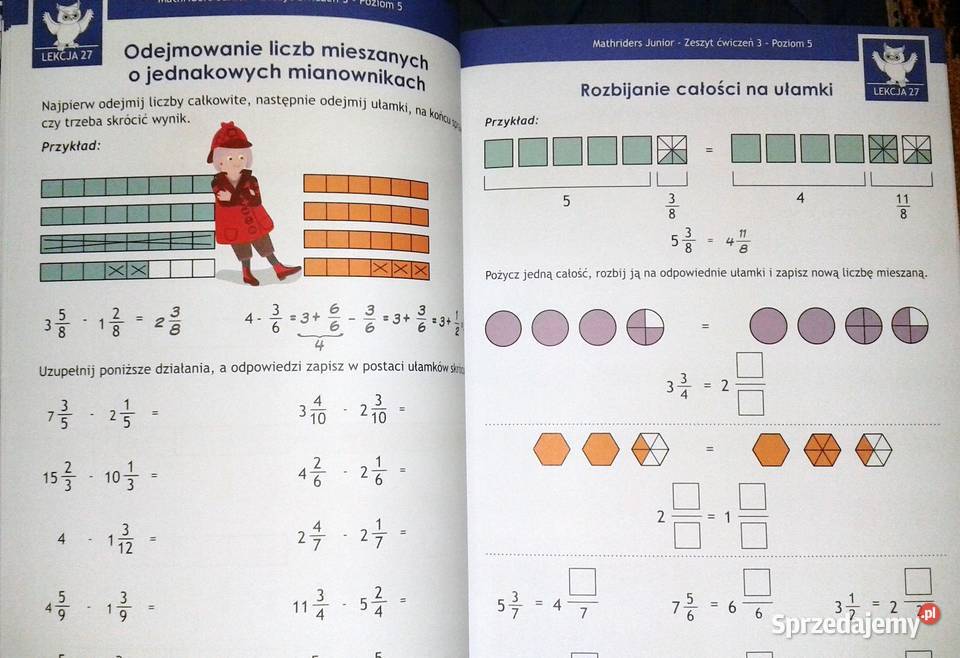 MathRiders Junior Poziom 5 Zeszyt ćwiczeń 3 Chełm