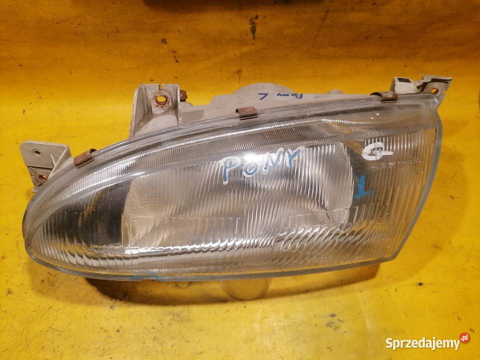 lampa przód lewa Hyundai Pony r9600 3D5D Części samochodowe Piotrków Trybunalski sprzedam