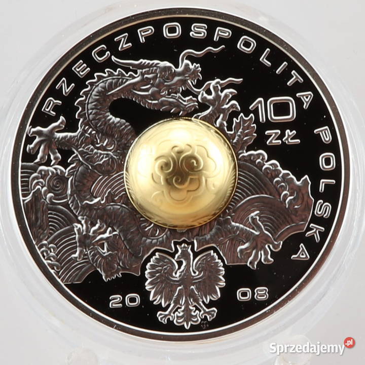 moneta 10 Złotych 2008 r Reprezentacja mazowieckie Warszawa