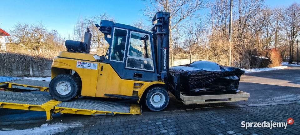 Wynajem wózków widłowych o udźwigu 15 t do 12 t Kraków