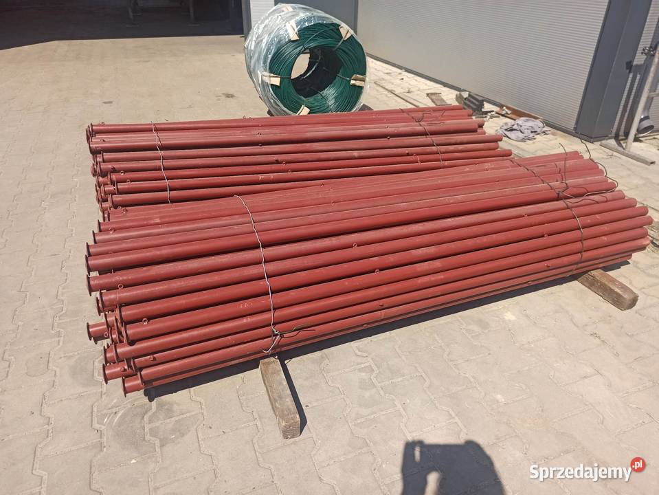 Słupki ogrodzeniowe fi 42 2 metry w podkładzie lubelskie Cyców