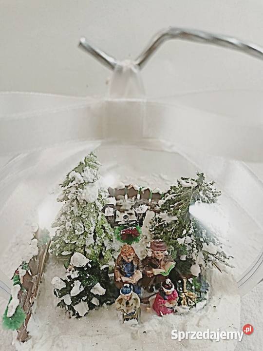 Bombka 3d śr 15 kolędnicy dekoracja świąteczna Boże Narodzenie