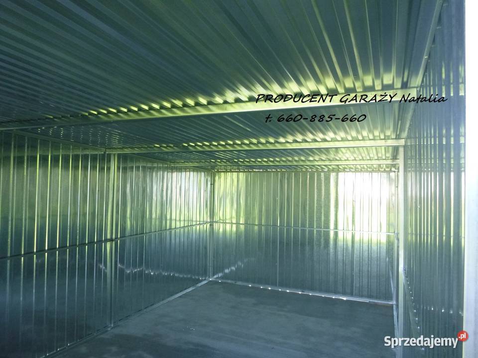 Garaż blaszany 3x5 Garaże blaszane Cała Polska Siedlce