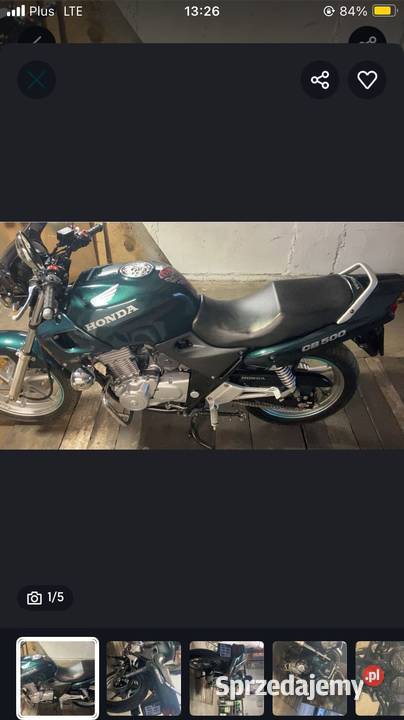 Honda garażowany Motoryzacja