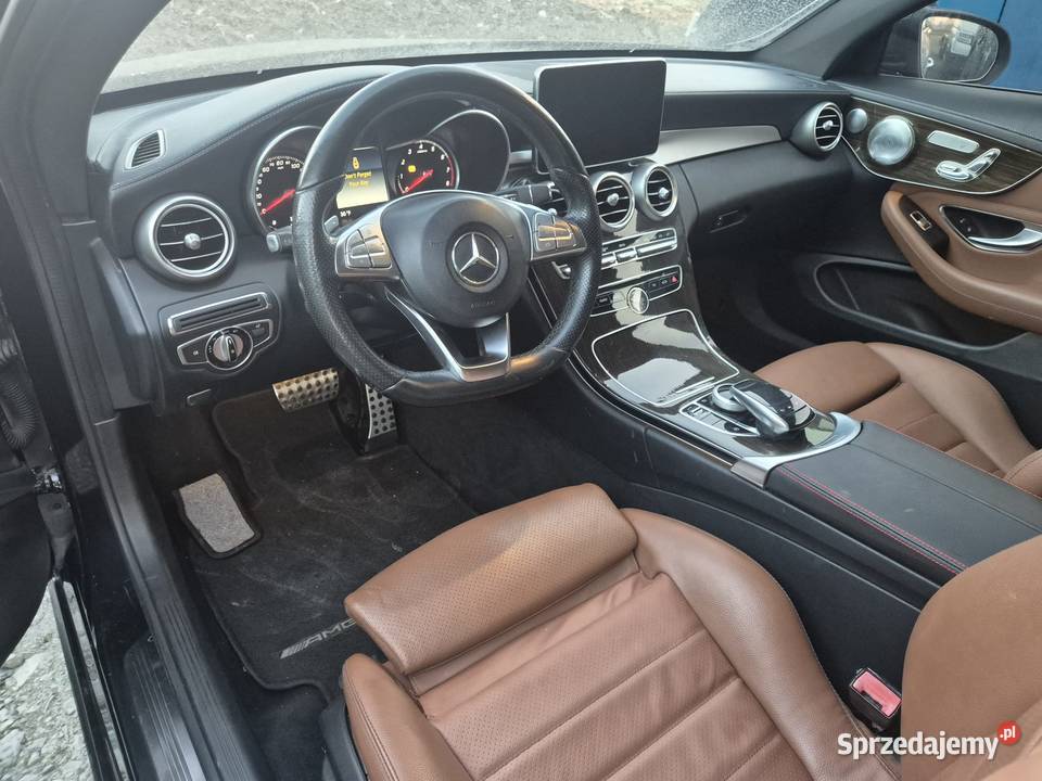 Mercedes C300 Coupe 2017 pakiet AMG uszkodzony w dolnośląskie Żórawina