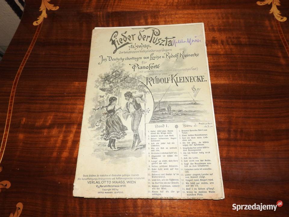 Kolekcja magazynów muzycznych nut z XIX XX wieku Antykwariat Przemyśl