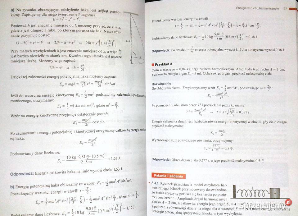 Zbiór zadań 2 Fizyka Zakres rozszerzony Bogdan Pozostałe Chełm sprzedam