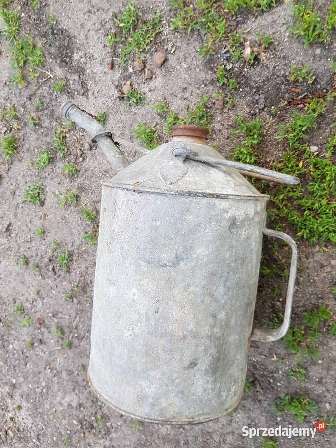 PrzedwojennaZabytkowa sygnowana duża olejarka Barlinek