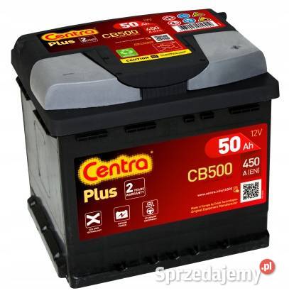 Akumulator Centra CB500 12V 50AH 450A Konin sprzedam