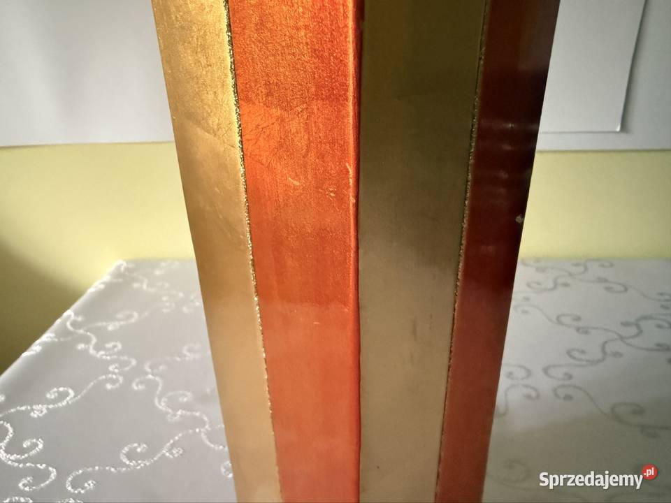 Wazon ceramiczny Rojek Decor złoto pomarańczowy Wazony Czerwionka-Leszczyny sprzedam
