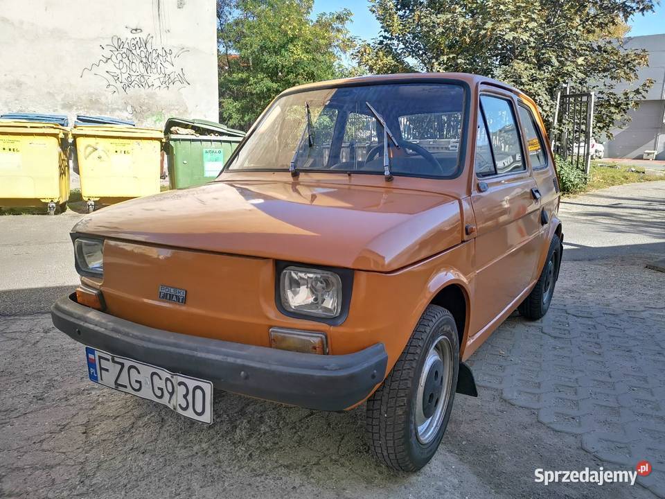 Fiat 126p Maluch 1985r odpalany z linki 2/3 Wrocław