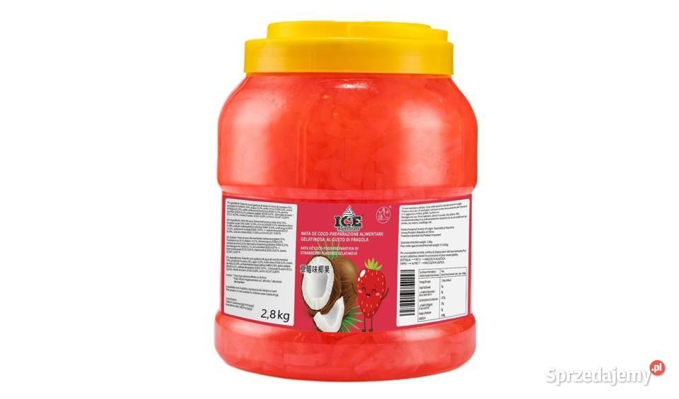 Żelki do Bubble Tea TRUSKAWKA 28 Nata de coco Sandomierz