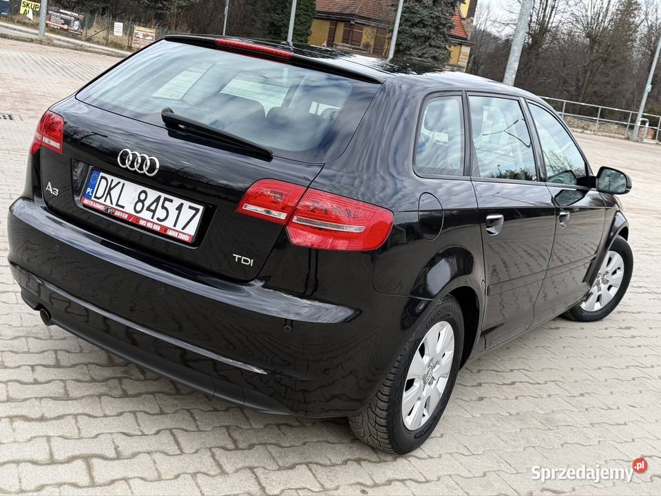 Audi A3 Diesel 2012 198 Skóry Ksenon Ledy dolnośląskie Kłodzko