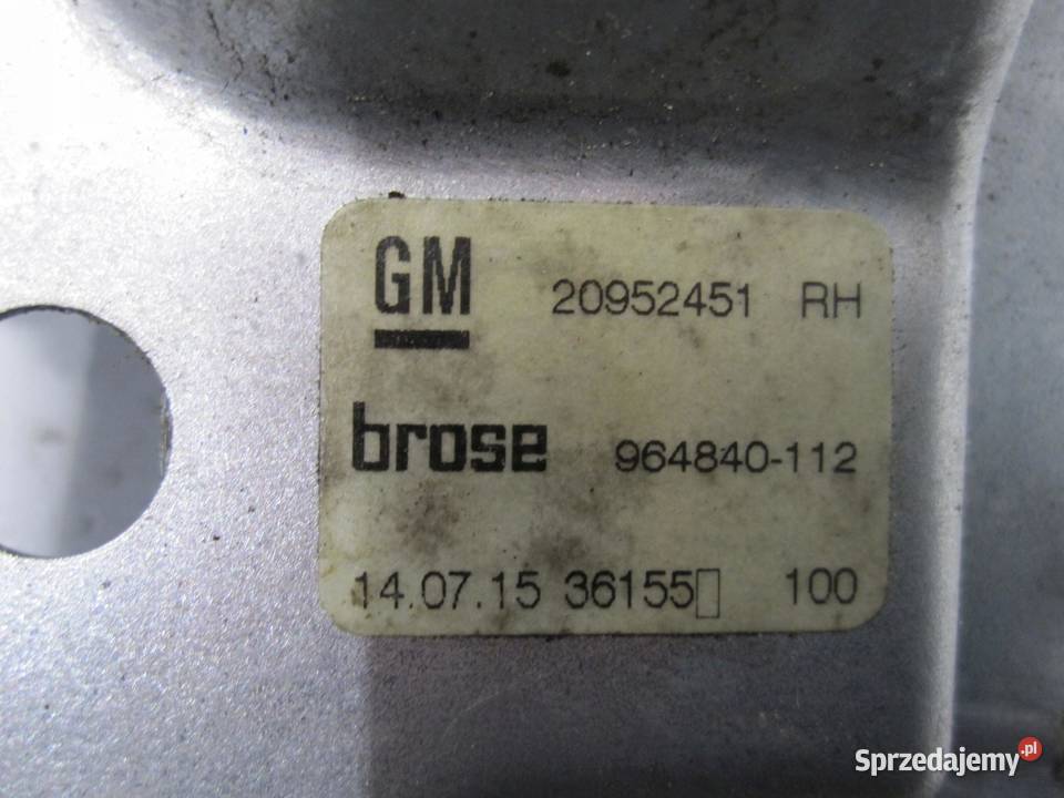 INSIGNIA A I LIFT 10r mechanizm szyby prawy tył świętokrzyskie sprzedam