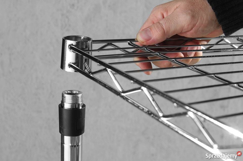 Regał gastronomiczny ażurowy 5 półek stal Poczesna