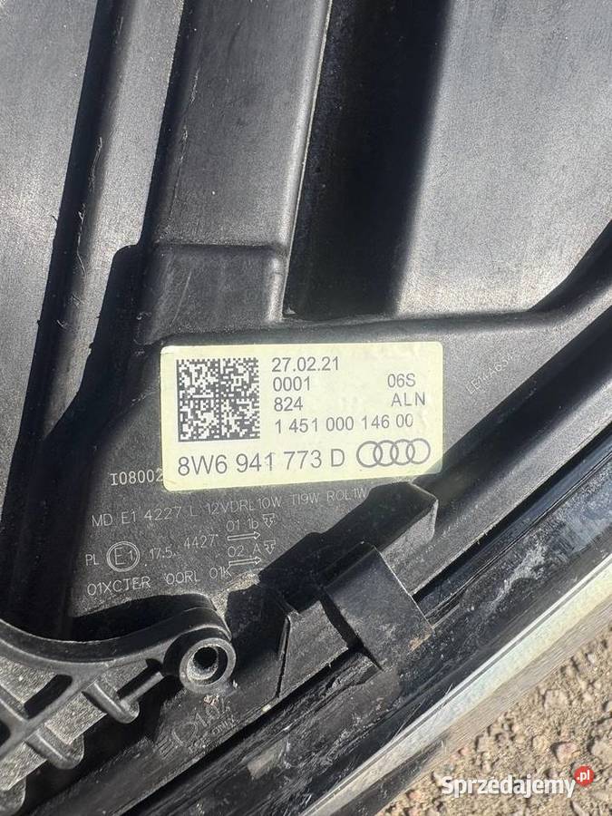 Sprzedam lampa przednią full led Audi a5 f5 osobowe sprzedam