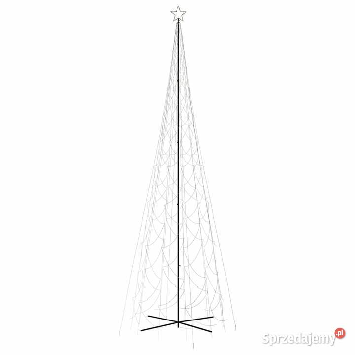 vidaXL Choinka stożkowa 3000 ciepłych białych Warszawa