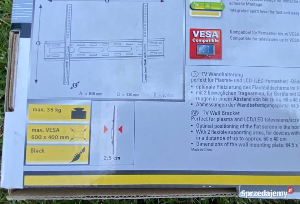 TV LCDplazma uchwyt do ściany HAMA Aleksandrów Łódzki