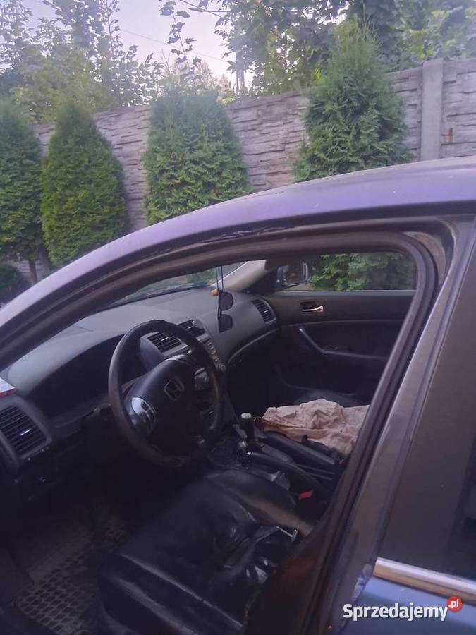 Honda Accord VII sprzedaje jako uszkodzona Radzyń Podlaski sprzedam