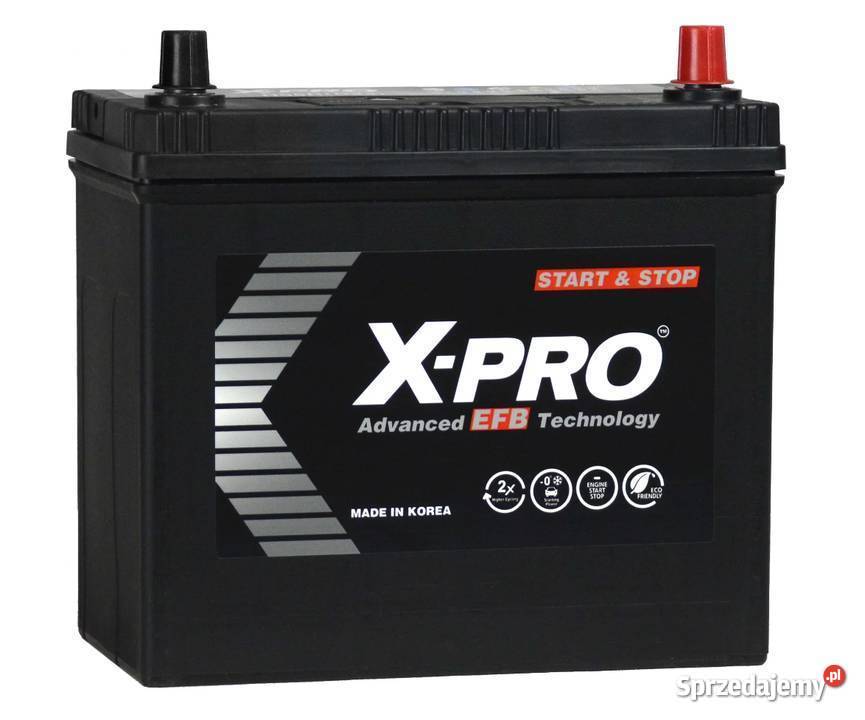 Akumulator XPRO EFB 45Ah 460A EN Japan Prawy Akumulatory Mielec