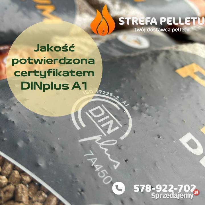 Tuszyma i Certyfikowany Pellet DINplus A1 6mm