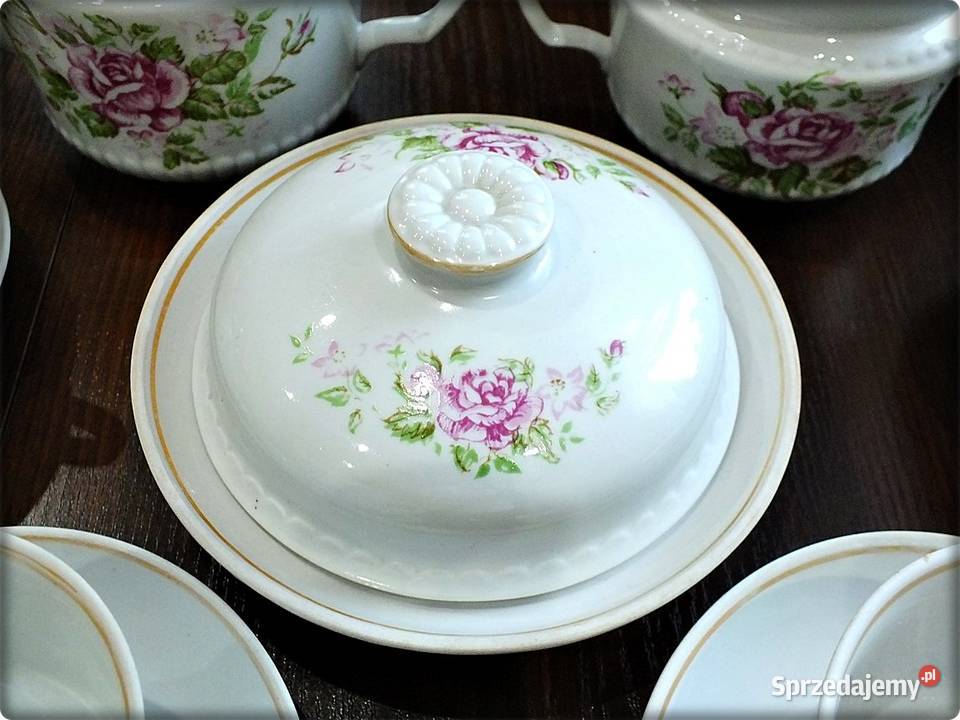 Serwis Porcelany Zestaw TARNOPOL ZSRR lata 70 Żary
