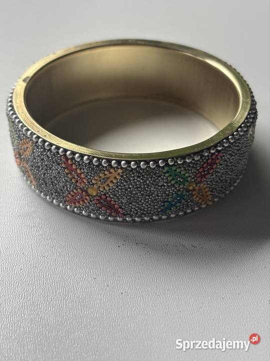 Bransoletka mosiądz z koralikami Bydgoszcz sprzedam