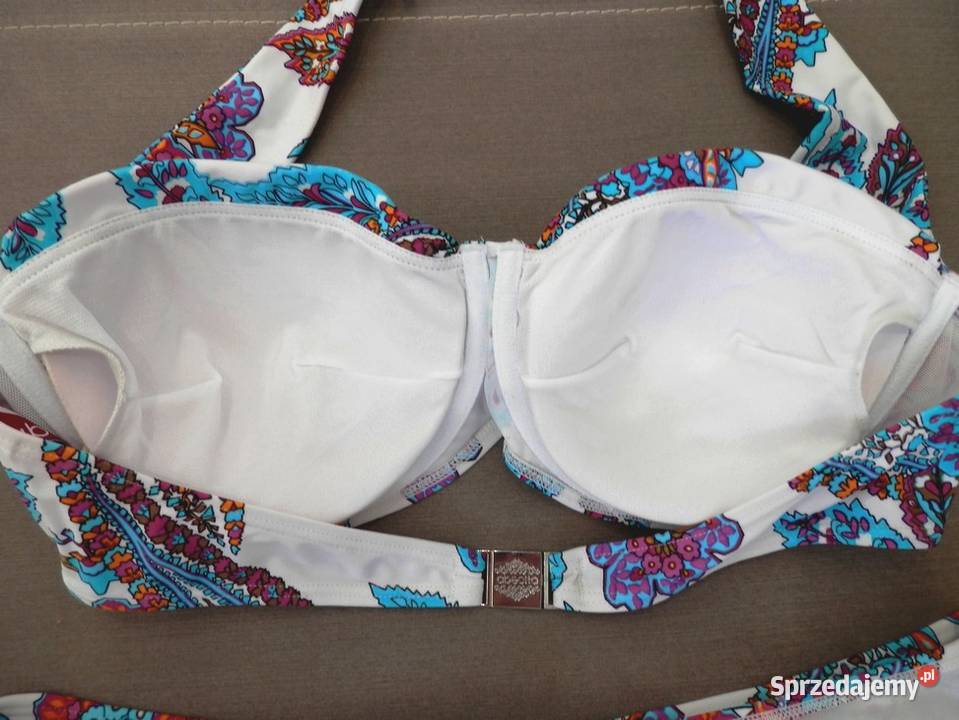 Strój Kąpielowy Dwuczęściowy Bikini z Fiszbinami