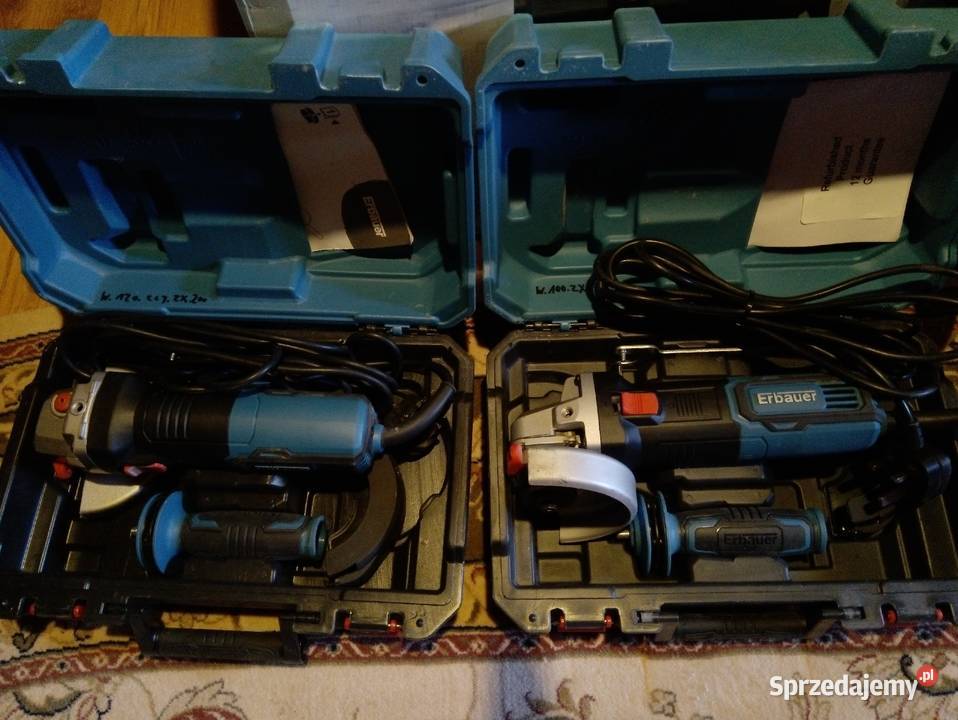 Szlifierka kątowa Erbauer 900w nowa w walizce Mińsk Mazowiecki