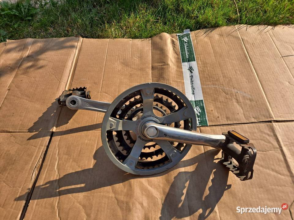 Korba schimano pedały z suportem retro Lublin sprzedam