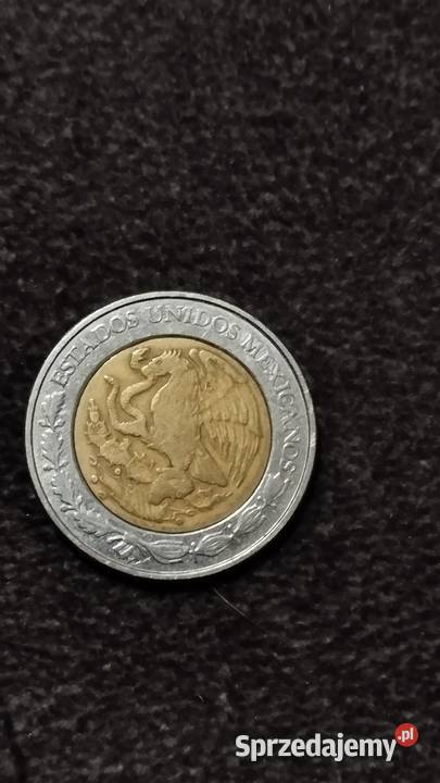 1 Peso Niecertyfikowane Meksykańskie Monety 1998 wielkopolskie Poznań