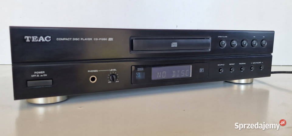 TEAC odtwarzacz CD player P 1260 CDP1260 Audio wielkopolskie Międzychód