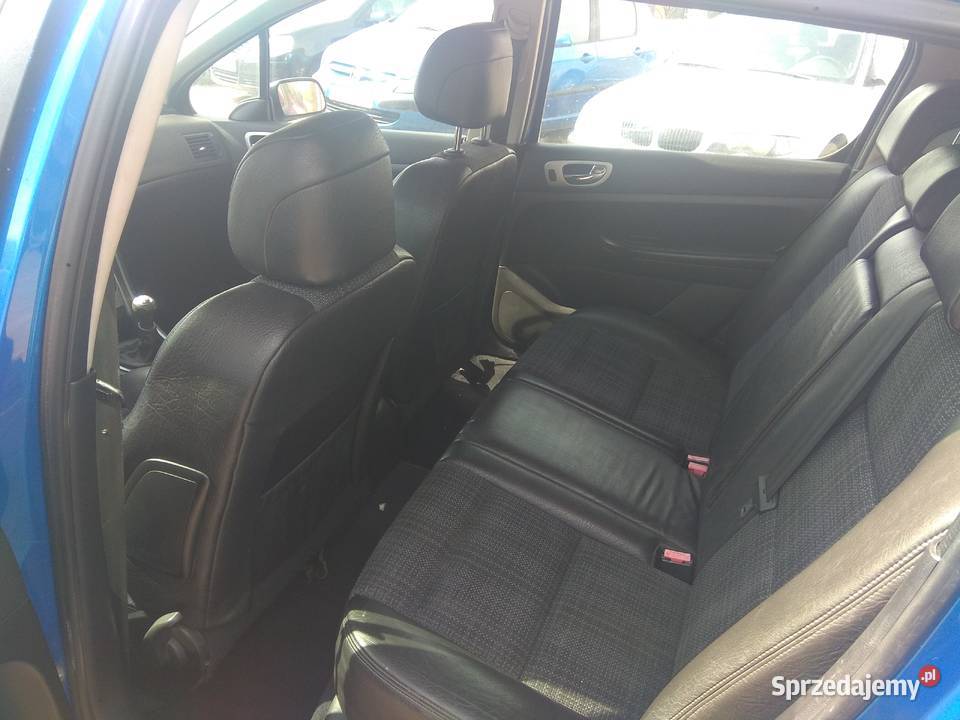 Peugeot 307 20 benzyna 2002r skóry klima zamiana centralny zamek Rzeszów