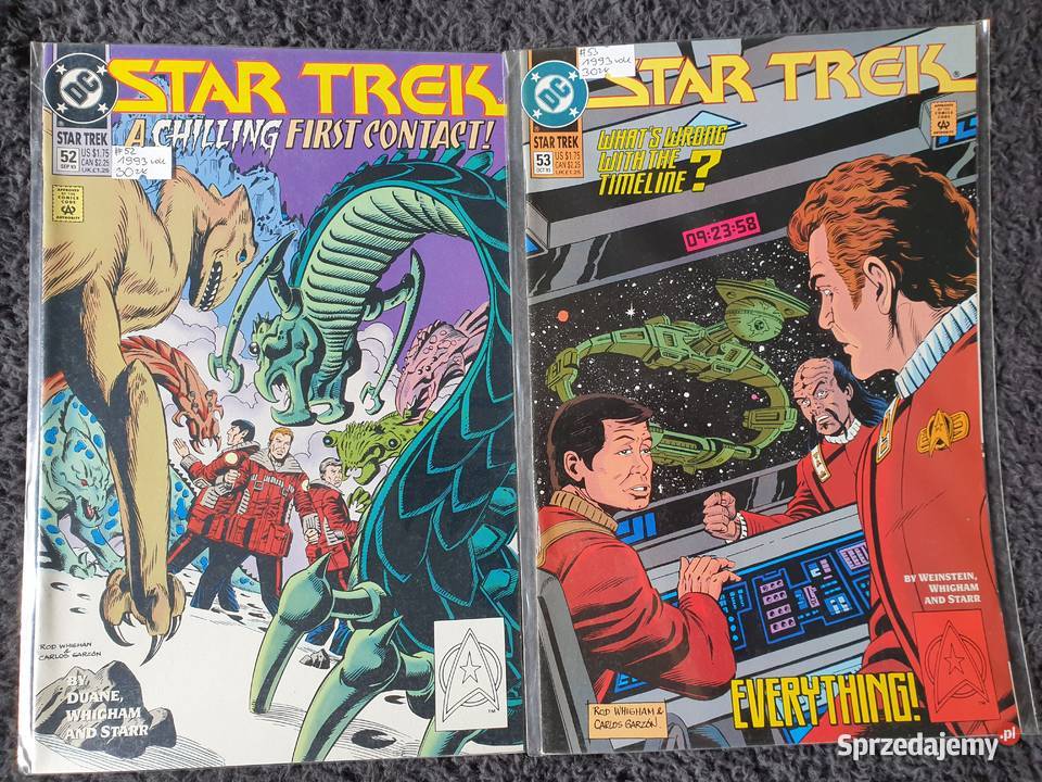 Star Trek kolekcja 20 komiksów DC 19901995 sprzedam