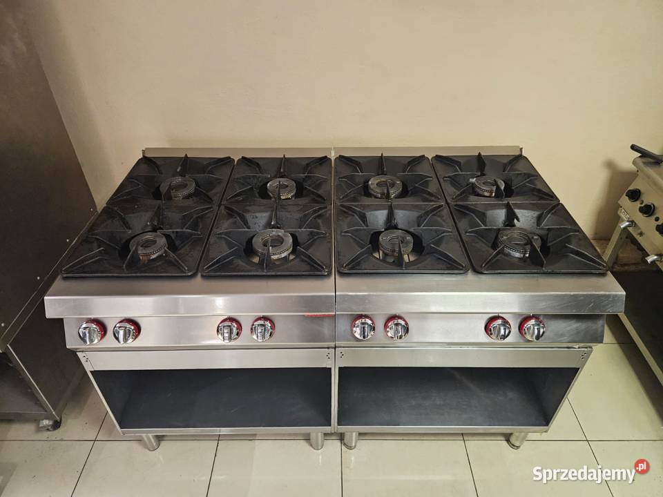 Kuchnia gazowa 8 palników Angelo 190FAAFOMO 2 x Pszczyna sprzedam
